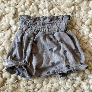 Organic cotton mushroom print bloomer